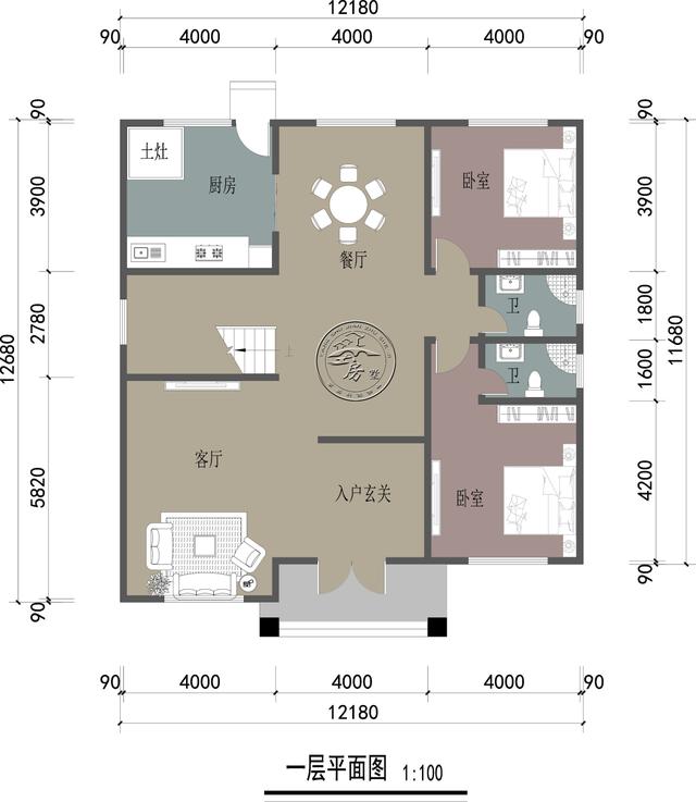 三層新中國(guó)式別墅