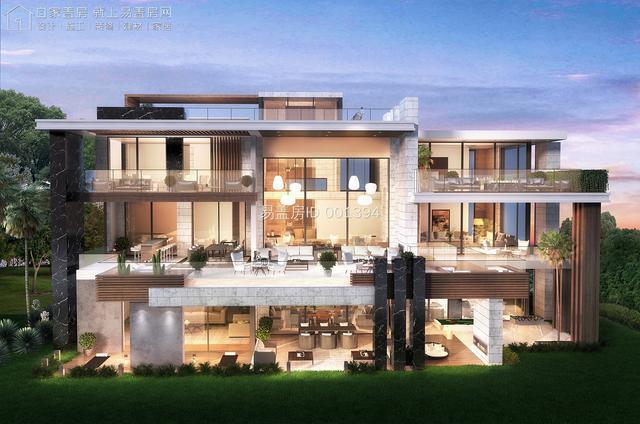 豪華現(xiàn)代風(fēng)別墅、