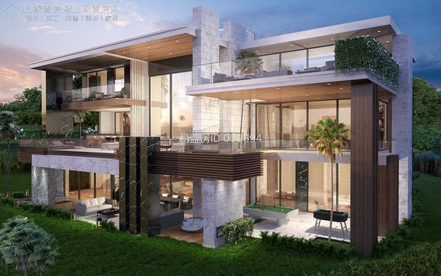豪華現(xiàn)代風(fēng)別墅、