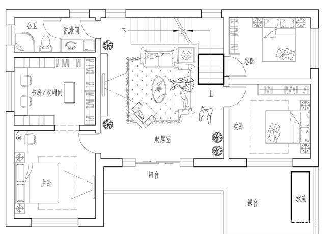 家庭別墅，平面圖鑒賞