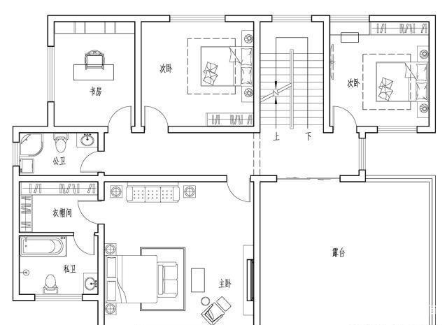 家庭別墅，平面圖鑒賞
