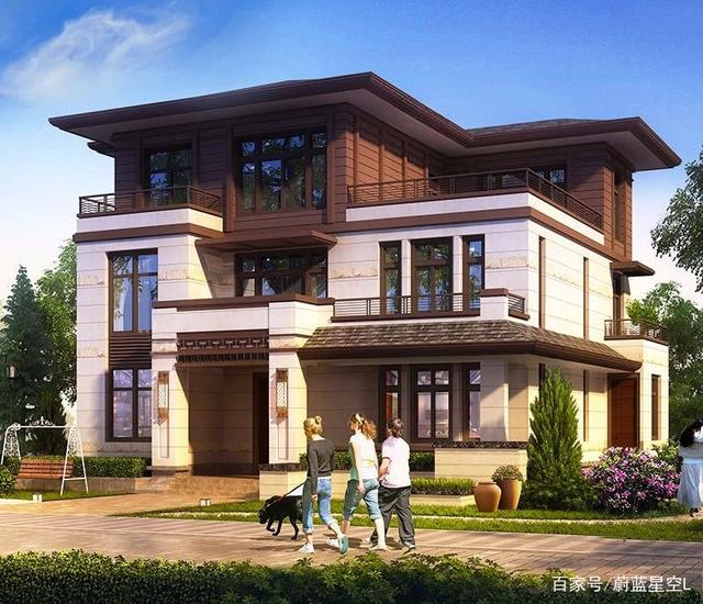 　　輕鋼別墅的平面和效果圖，你喜歡哪個？