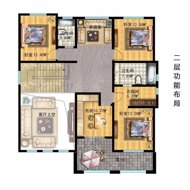 　　輕鋼別墅的平面和效果圖，你喜歡哪個？