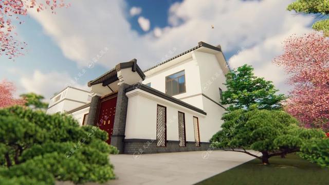 12.9mx14.5m簡單經(jīng)濟農(nóng)村別墅