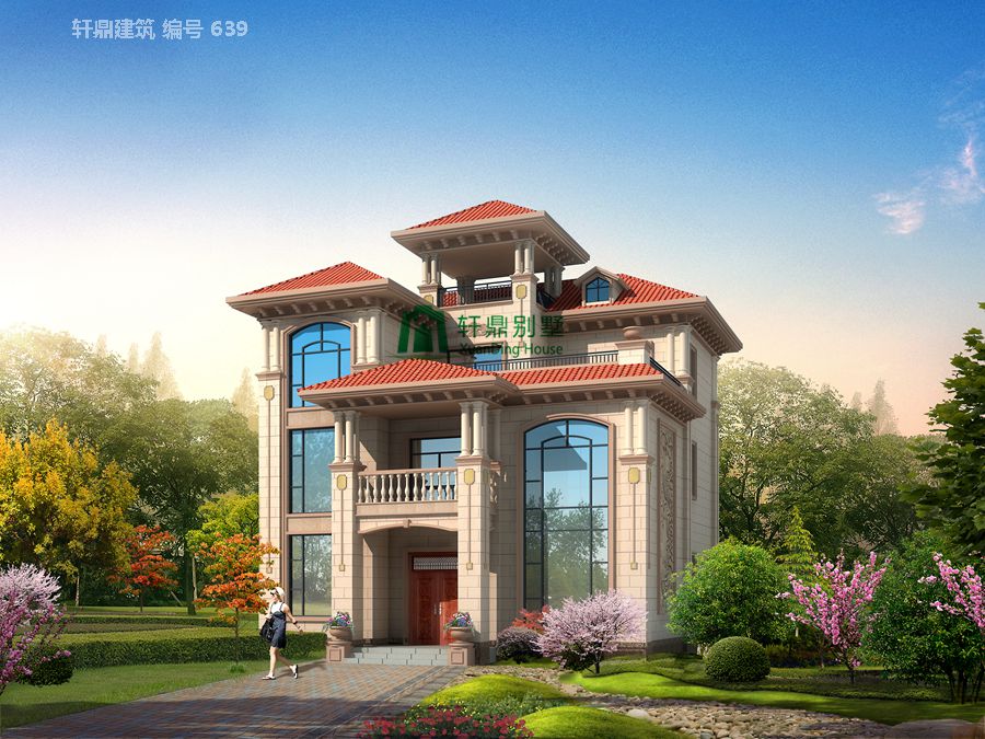 歐式農(nóng)村自營住宅設(shè)計圖