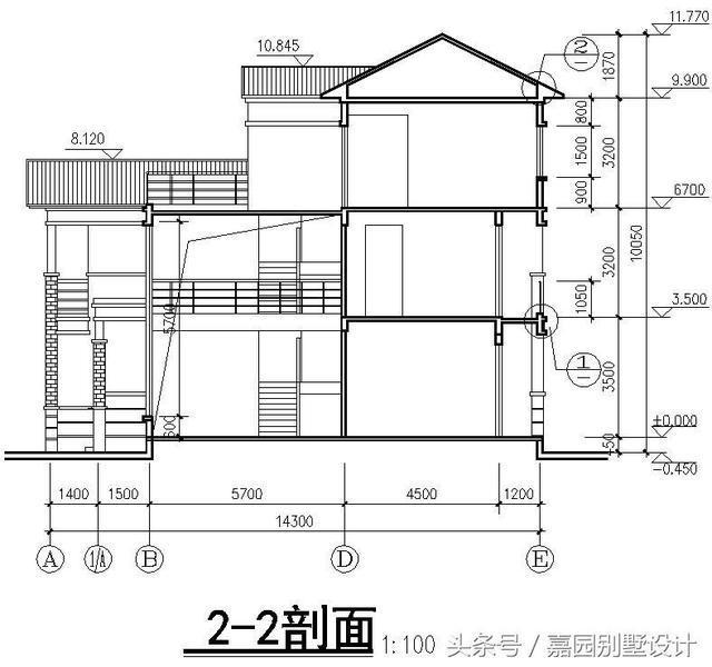 三層別墅設(shè)計(jì)圖紙，