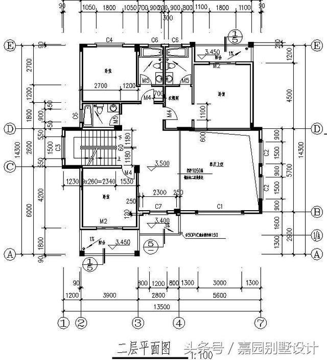 三層別墅設(shè)計(jì)圖紙，