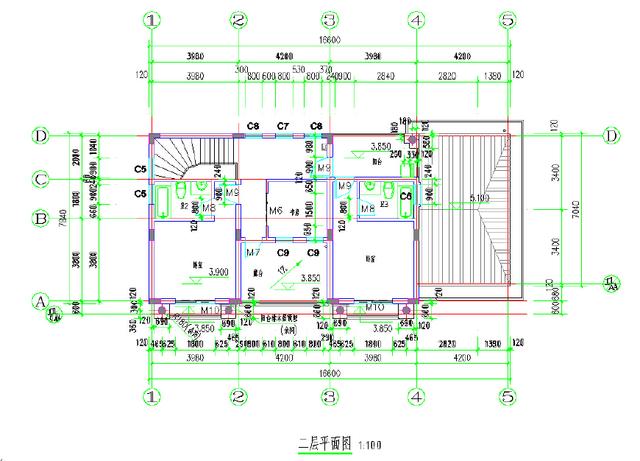 　幾個(gè)南北差異的農(nóng)村二層大樓圖
