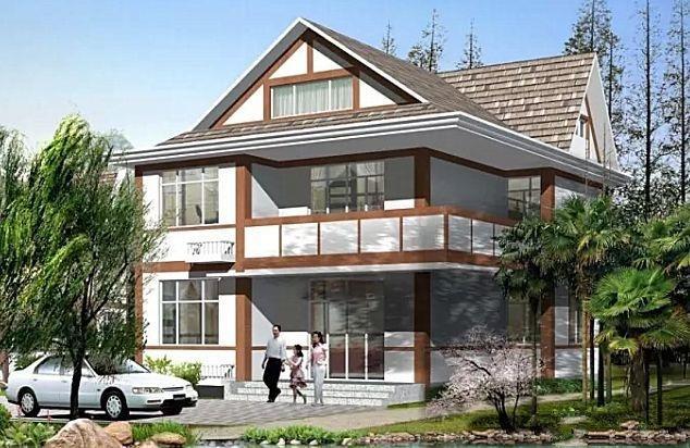 二樓的農(nóng)村的別墅設(shè)計(jì)圖