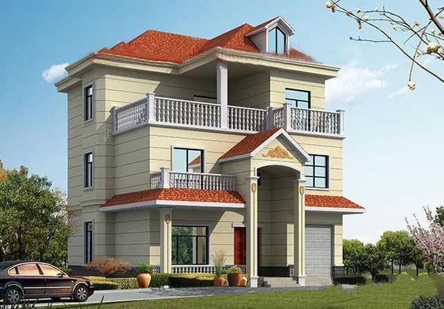 帶車庫的現(xiàn)代三層住宅設(shè)計(jì)圖