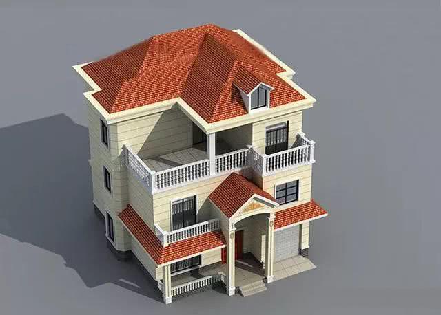 帶車庫的現(xiàn)代三層住宅設(shè)計(jì)圖