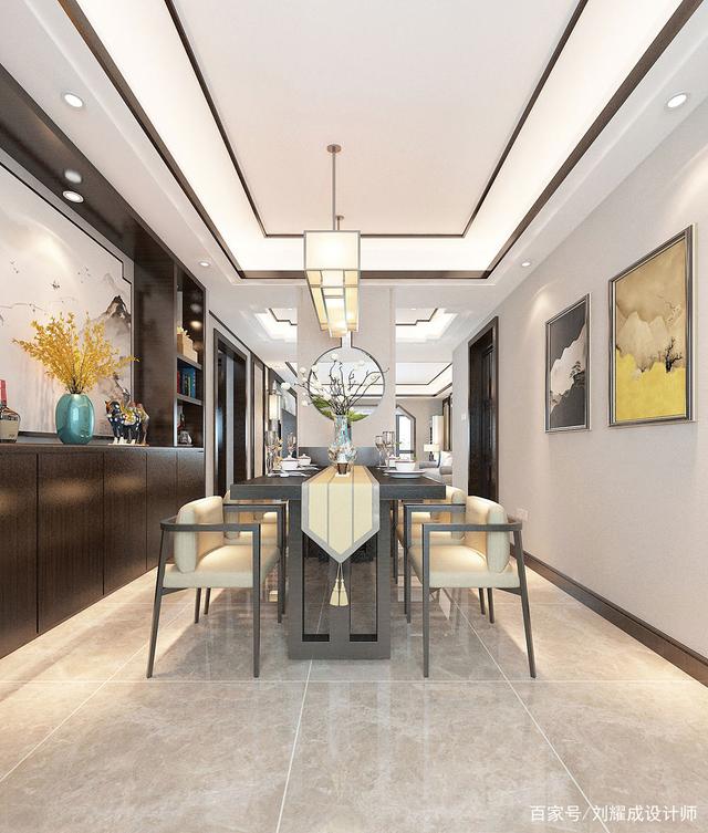 新中式風(fēng)格和餐廳的設(shè)計(jì)