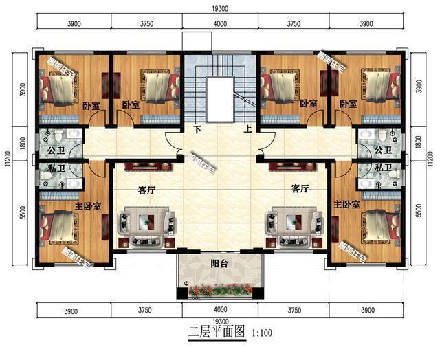 今天迷你系列帶給大家的這個(gè)大氣新的中國(guó)式三層別墅是丹東雙戶類型。聽(tīng)說(shuō)外表對(duì)稱很大，鄰居永遠(yuǎn)不會(huì)過(guò)時(shí)。 　　此單位設(shè)計(jì)大小為19.311.2米，面積225坪，結(jié)構(gòu)形式框架，總建筑面積622坪，總高度13.9米，主體參考成本68萬(wàn)韓元。 　　顯然，屋頂是深藍(lán)色瓦蓋，主墻是用仿大理石磚和灰色真石漆制成的。窗框和檐槽的線都是深褐色的。 　　大門只有一個(gè)設(shè)計(jì)，但內(nèi)部是對(duì)稱布局的雙家具空間。與傳統(tǒng)的雙花住宅還有很多差異，中間沒(méi)有分離的墻，空間都可以相互循環(huán)。 　　一樓設(shè)計(jì)高3.9米，一戶室內(nèi)布局1室2室，1廚房2衛(wèi)新威。樓梯間是共享的，但空間是獨(dú)立的，小的北入口可以直接通過(guò)客廳位置和獨(dú)立的雙門移動(dòng)。大門正中央放著神威。 　　2層設(shè)計(jì)高度3.6米，1戶室內(nèi)布置設(shè)置3室1廳2衛(wèi)陽(yáng)臺(tái)。 　　3層設(shè)計(jì)高3.6米，設(shè)置單室內(nèi)布局3室2衛(wèi)露臺(tái)。這一層的客廳公開(kāi)了，不管誰(shuí)回家都可以用來(lái)接待客人。 　　兄弟倆這樣蓋房子，大家相信自己的意見(jiàn)會(huì)不一樣，結(jié)果這不是雙對(duì)，而是獨(dú)棟公寓。空間沒(méi)有區(qū)分，不知道以后兩個(gè)家庭的生活會(huì)怎么樣。
