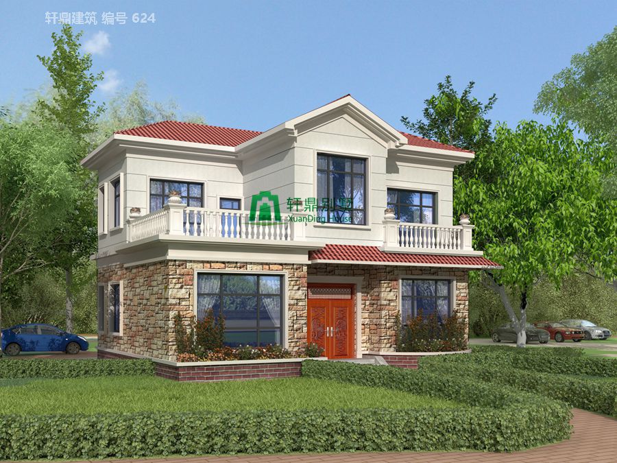 農(nóng)村二層別墅的設(shè)計(jì)圖