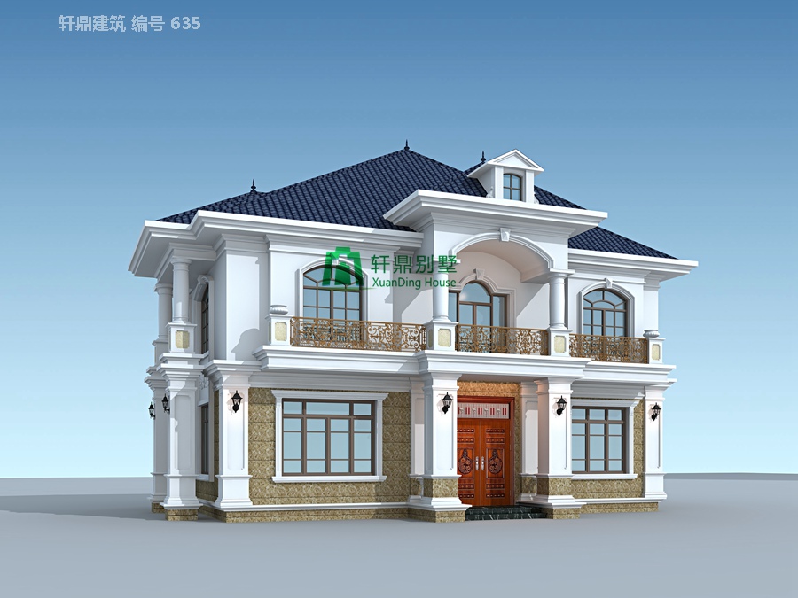 大氣二層自建別墅設(shè)計圖