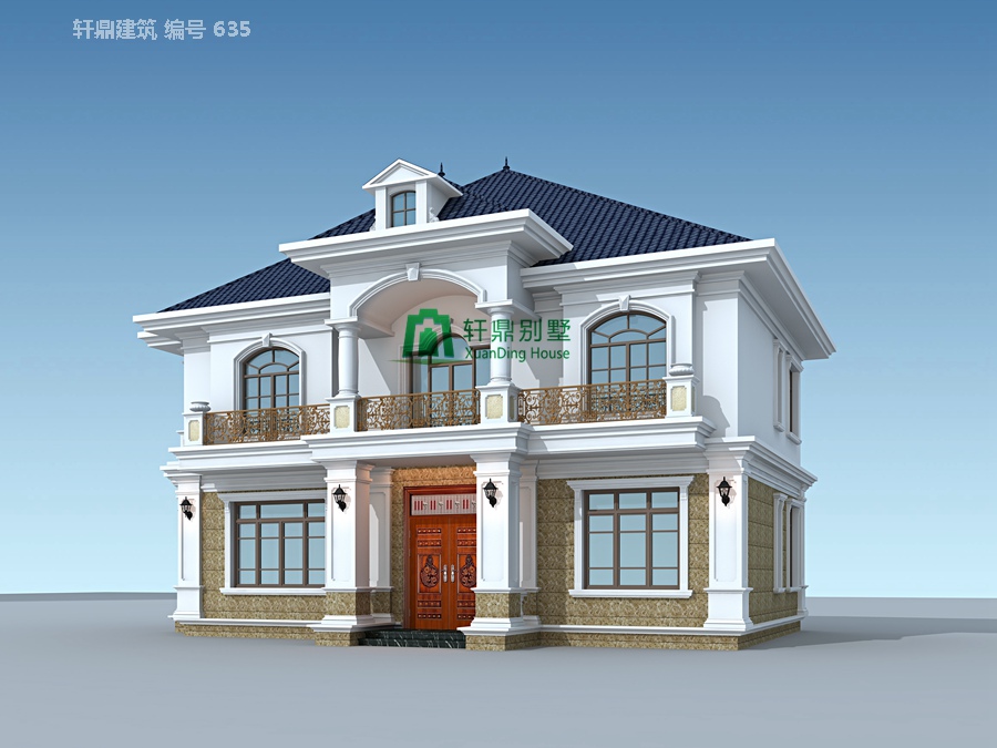 大氣二層自建別墅設(shè)計圖