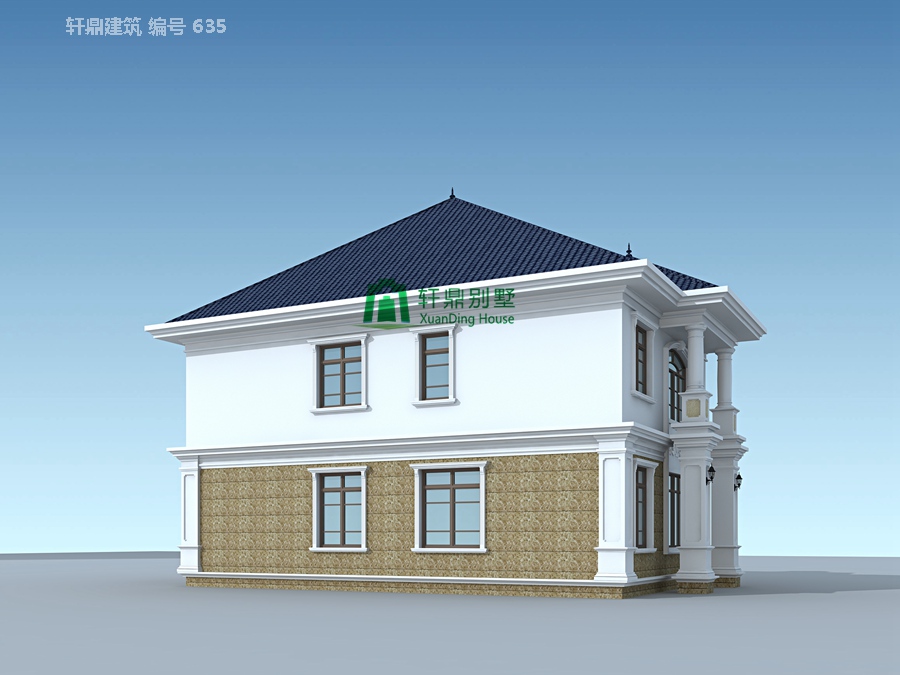 大氣二層自建別墅設(shè)計圖