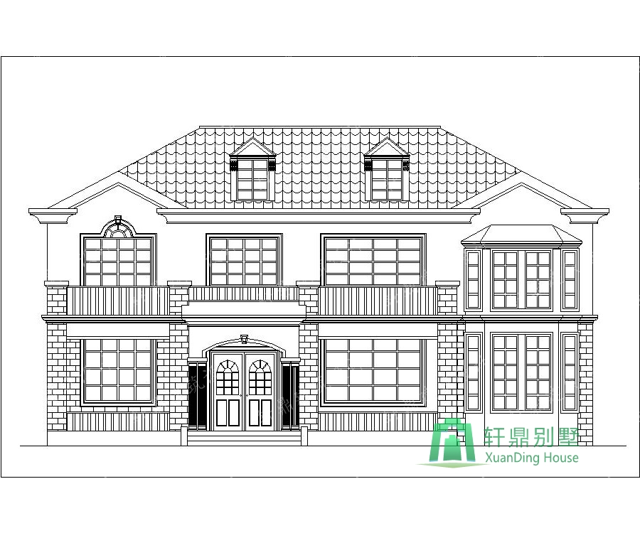 二層自建房屋設(shè)計圖