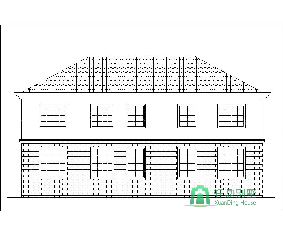 二層自建房屋設(shè)計圖