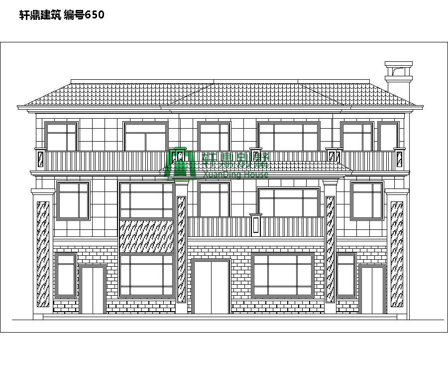 三層自建別墅設(shè)計(jì)圖