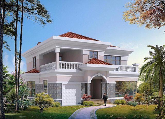 鄉(xiāng)村兩層建筑設(shè)計