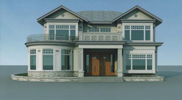 鄉(xiāng)村兩層建筑設(shè)計