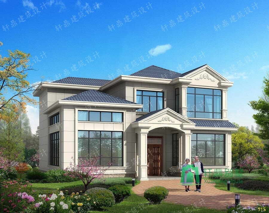 豪華二層別墅設(shè)計(jì)圖