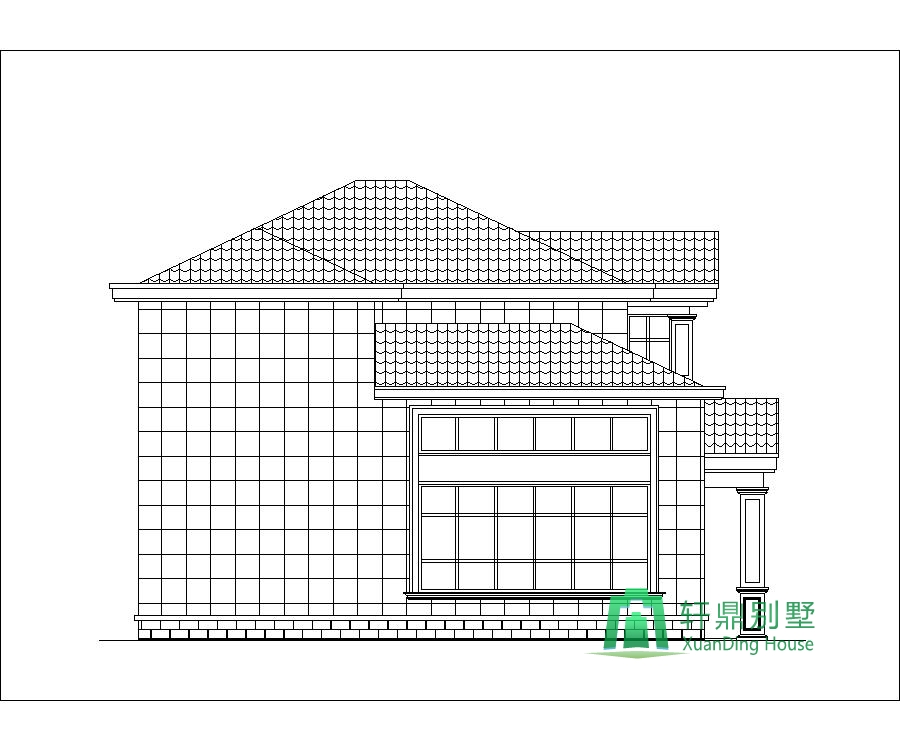 豪華二層別墅設(shè)計(jì)圖