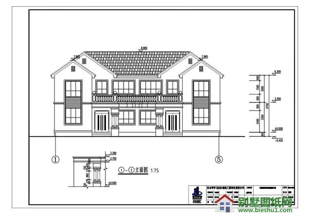 二層半現(xiàn)代風格農村自建房別墅設計圖