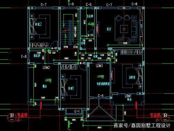農(nóng)村經(jīng)濟型別墅設計圖紙