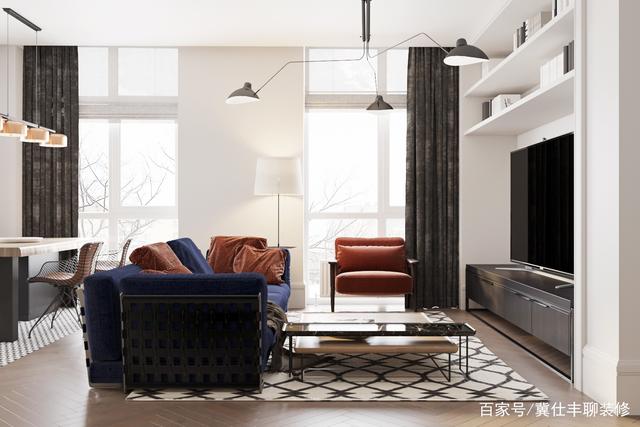 120平米現(xiàn)代三居設(shè)計(jì)