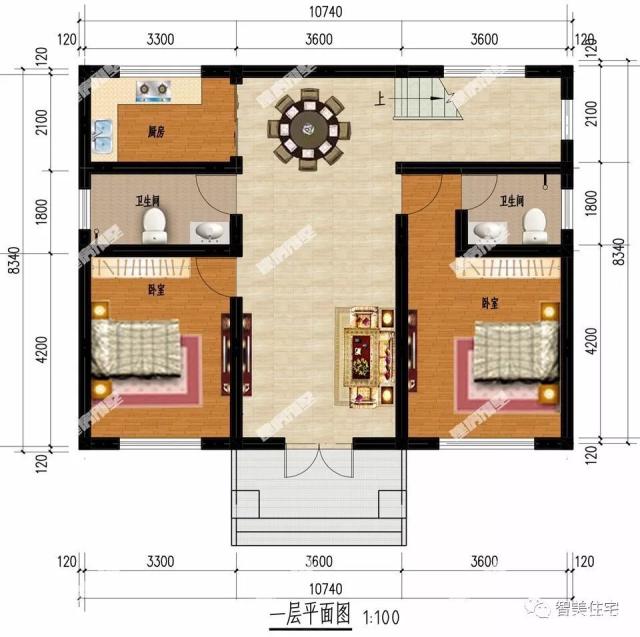 精致的兩層小別墅