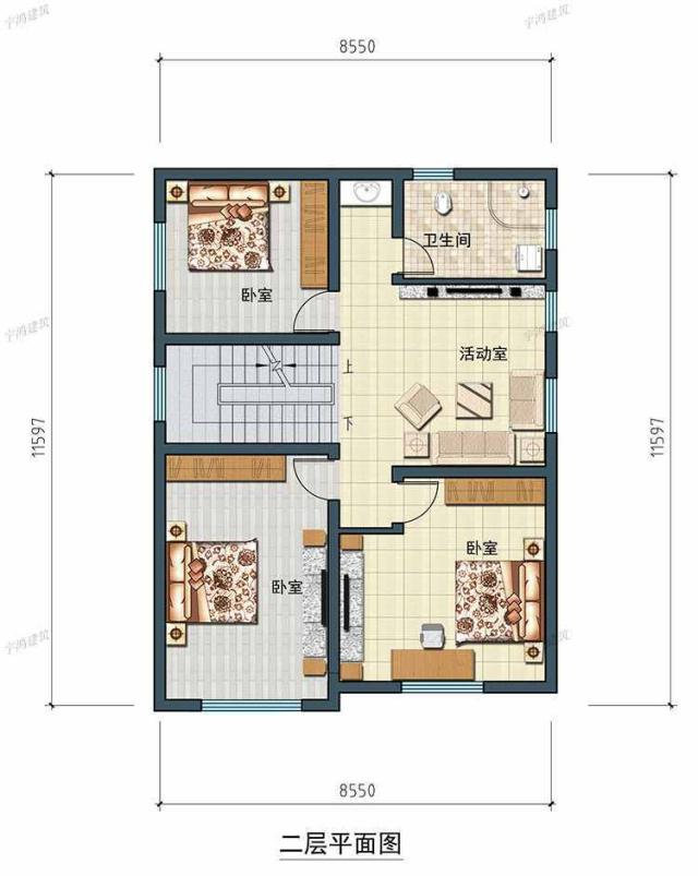 新農(nóng)村的兩三層樓的設(shè)計圖