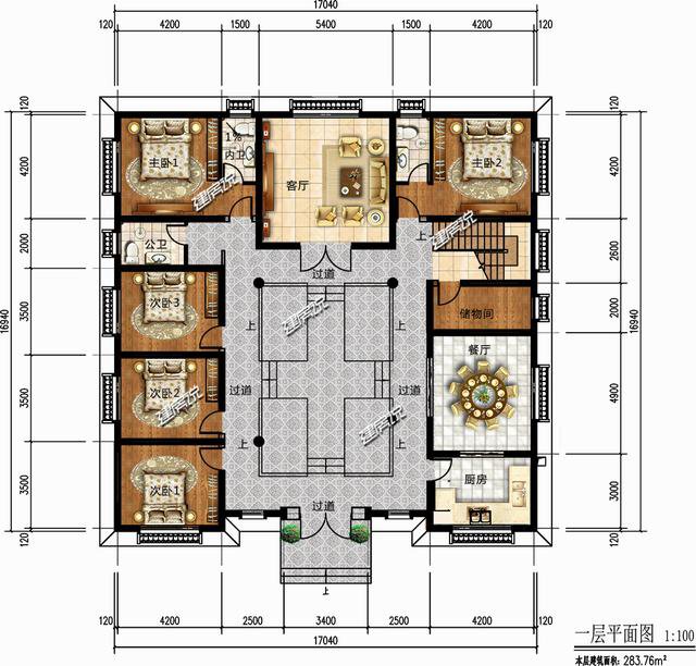 中式別墅設(shè)計(jì)案例
