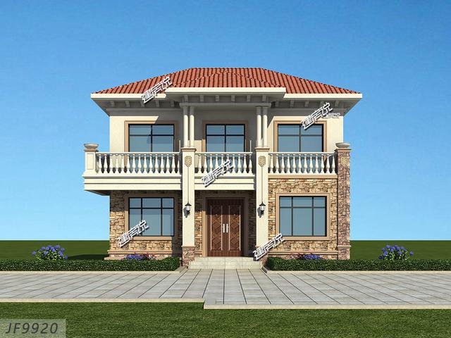 25萬兩層別墅效果圖