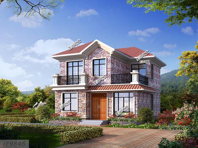 25萬兩層別墅效果圖