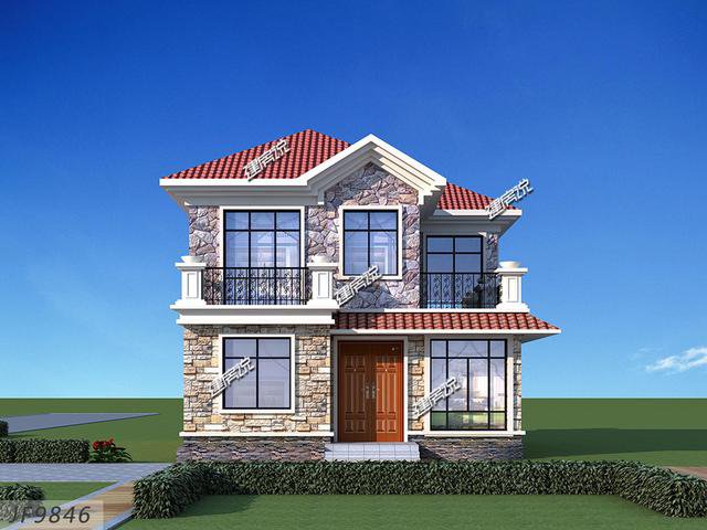 25萬兩層別墅效果圖