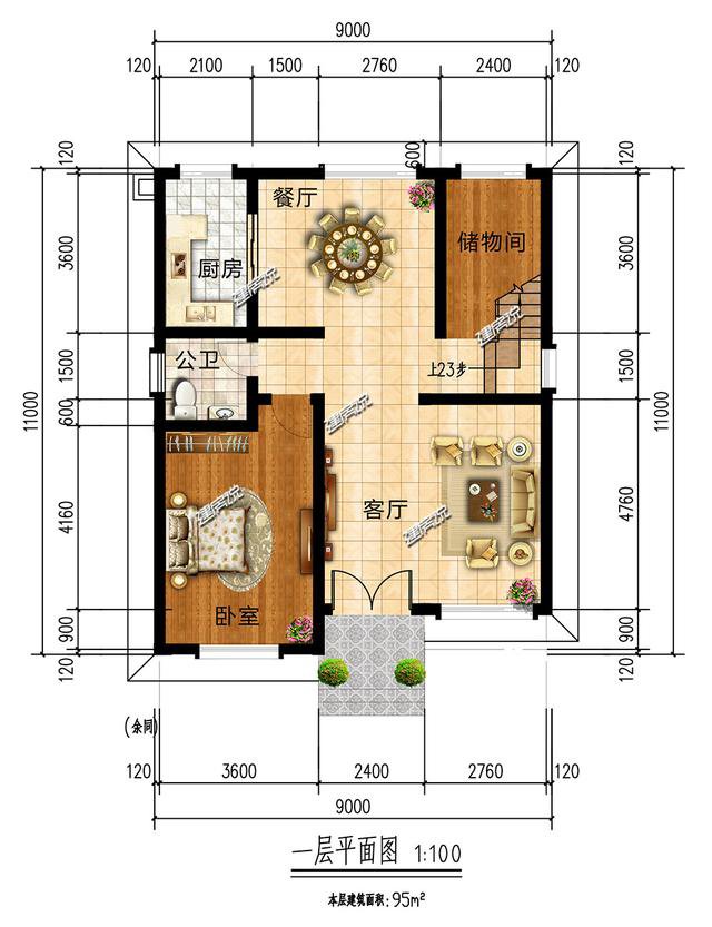 25萬兩層別墅效果圖