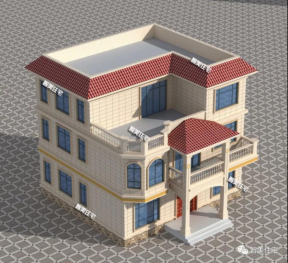 平屋頂農(nóng)村別墅設(shè)計