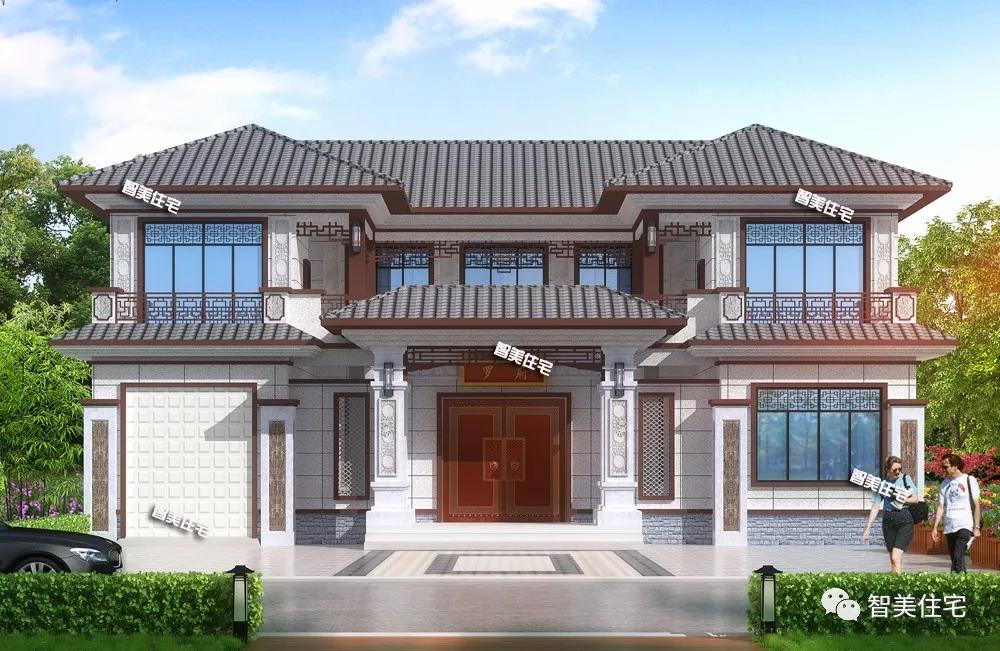 中式合院風格的農(nóng)村別墅設計