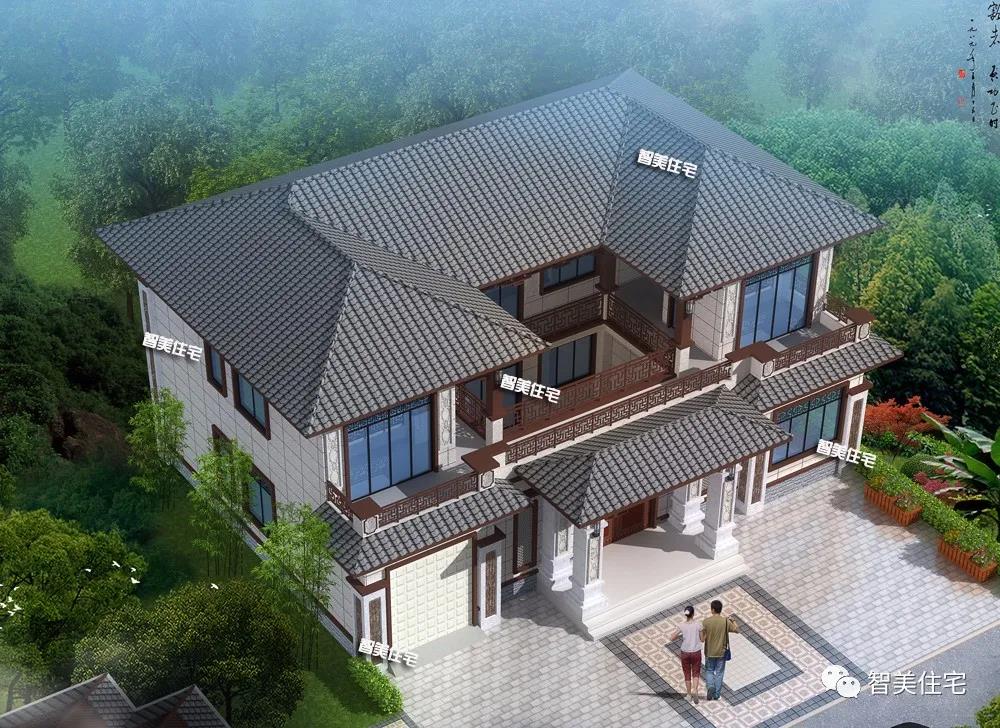 中式合院風格的農(nóng)村別墅設計