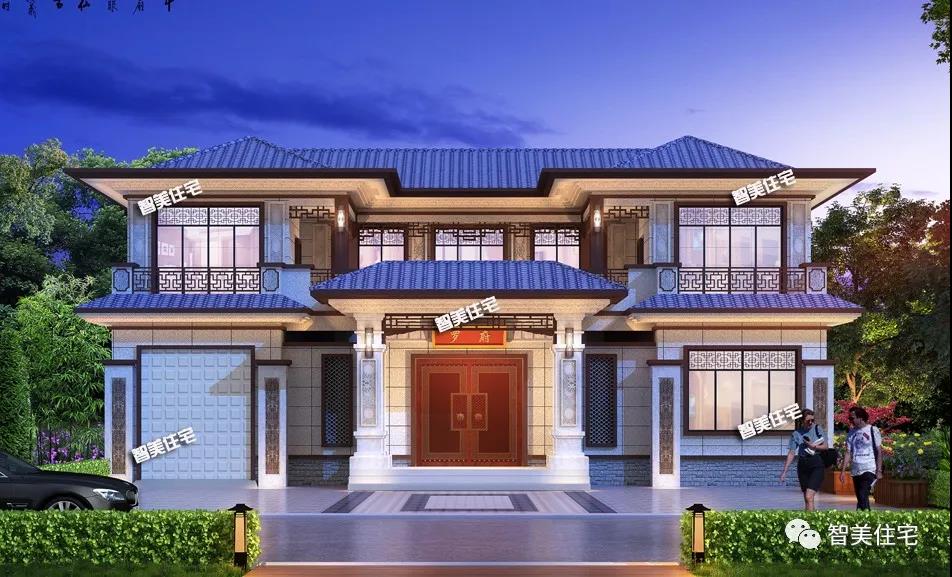 中式合院風格的農(nóng)村別墅設計