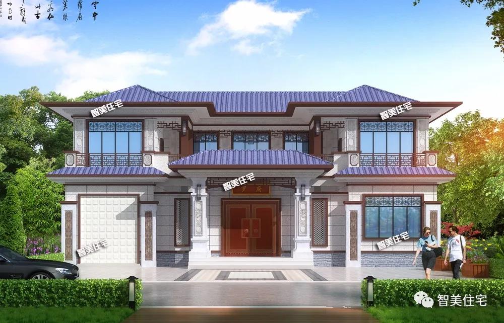 中式合院風格的農(nóng)村別墅設計