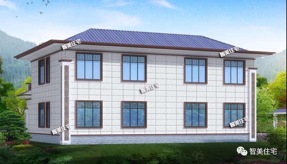 中式合院風格的農(nóng)村別墅設計