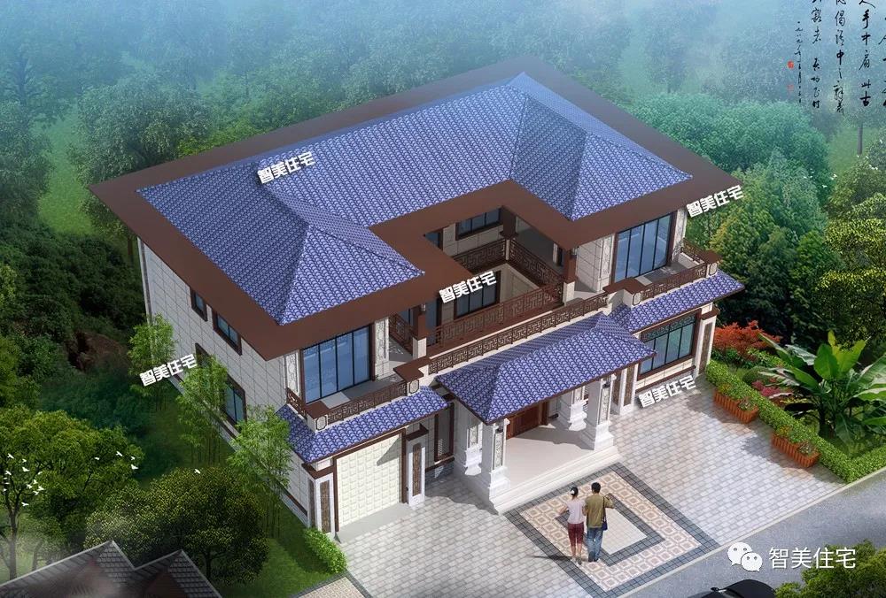 中式合院風格的農(nóng)村別墅設計