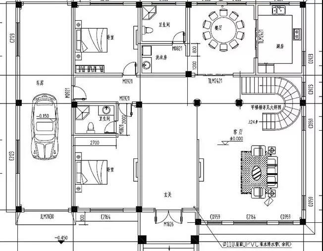 高端大氣四層復(fù)式別墅設(shè)計(jì)圖