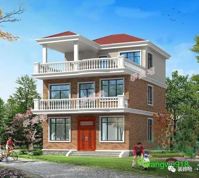 兩層半小戶型自建房設(shè)計(jì)圖