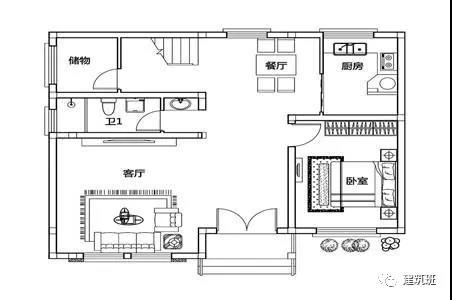 100平方米的農村自建住宅設計