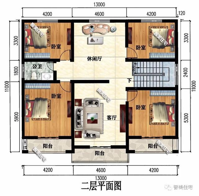 簡(jiǎn)單的2層小別墅