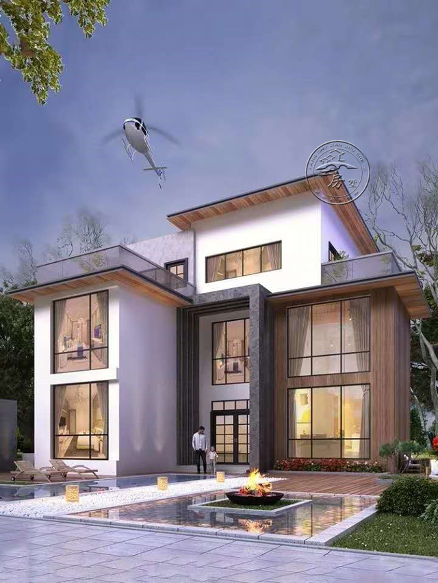 現(xiàn)代風(fēng)格3層優(yōu)雅的別墅